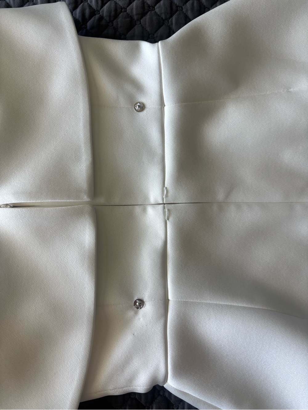 NADINE MERABI Heather Strapless White Mini Dress - Picture 10 of 12